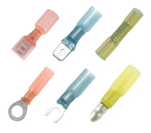 Heat-shrink insulated terminals